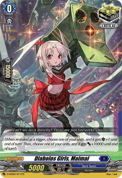 Image of Diabolos Girls, Maimai (D-SD02/011EN) [Danji Momoyama: Tyrant Tiger]