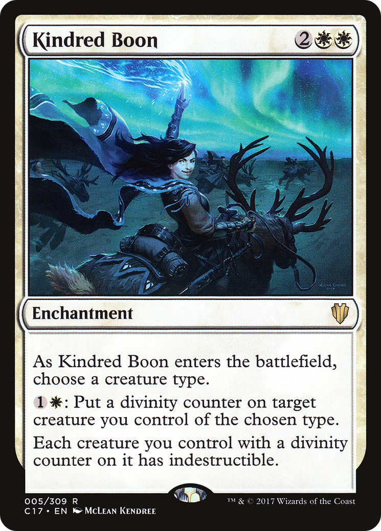 Image of Kindred Boon [Commander 2017]