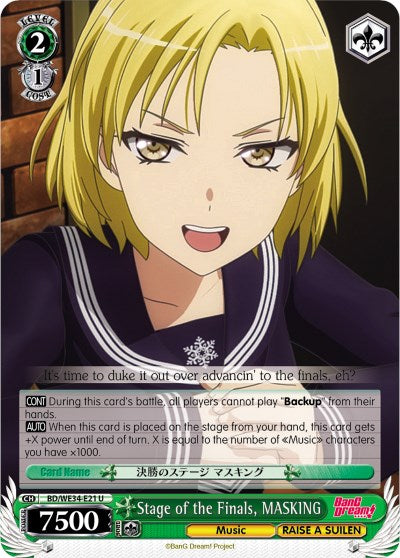 Image of Stage of the Finals, MASKING (BD/WE34-E21 U) [Morfonica x RAISE A SUILEN]