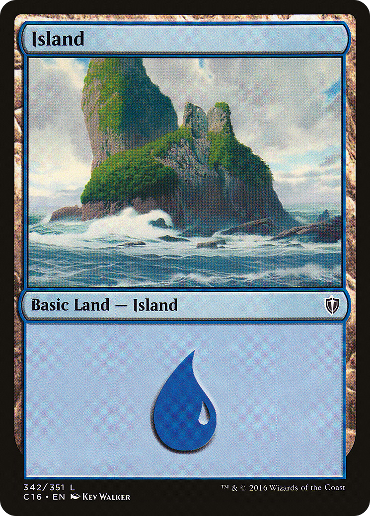 Image of Island (342) [Commander 2016]