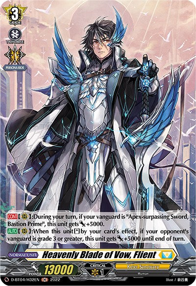 Image of Heavenly Blade of Vow, Flient (D-BT04/H32EN) [Awakening of Chakrabarthi]