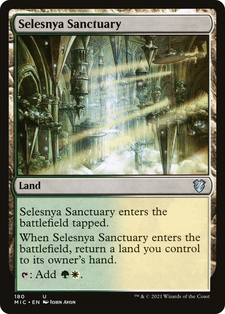 Image of Selesnya Sanctuary [Innistrad: Midnight Hunt Commander]