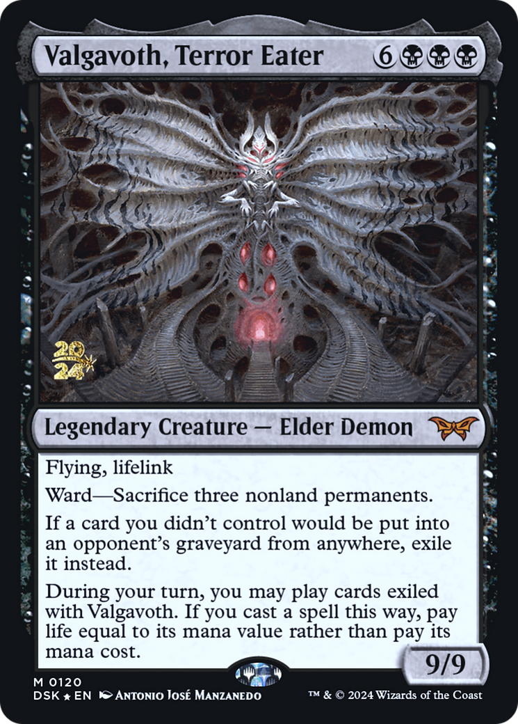 Image of Valgavoth, Terror Eater [Duskmourn: House of Horror Prerelease Promos]