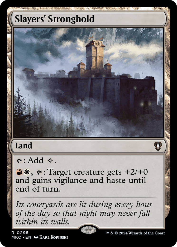Image of Slayers' Stronghold [Murders at Karlov Manor Commander]