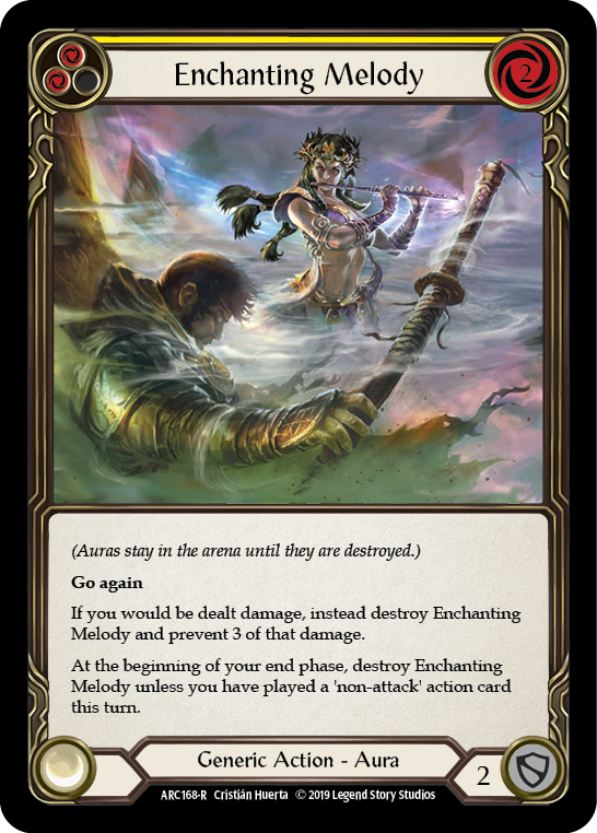 Image of Enchanting Melody (Yellow) [ARC168-R] (Arcane Rising)  1st Edition Normal