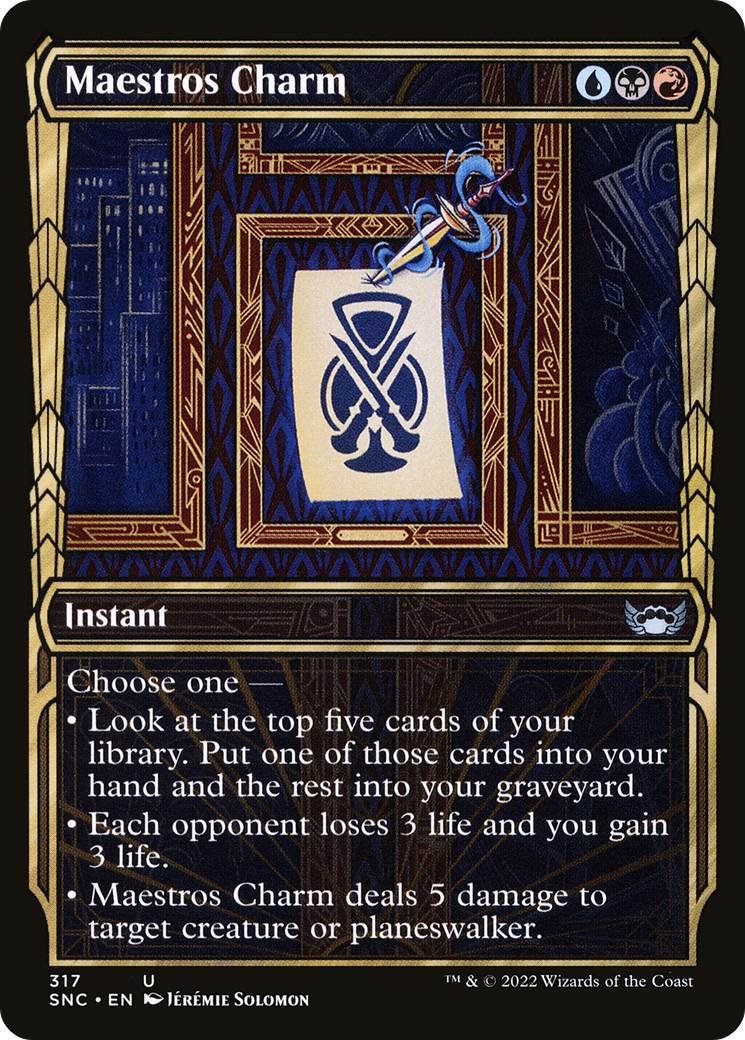Image of Maestros Charm (Showcase Golden Age) [Streets of New Capenna]