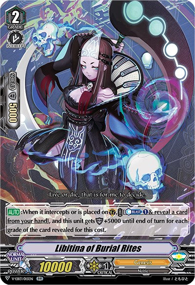 Image of Libitina of Burial Rites (V-EB13/015EN) [The Astral Force]