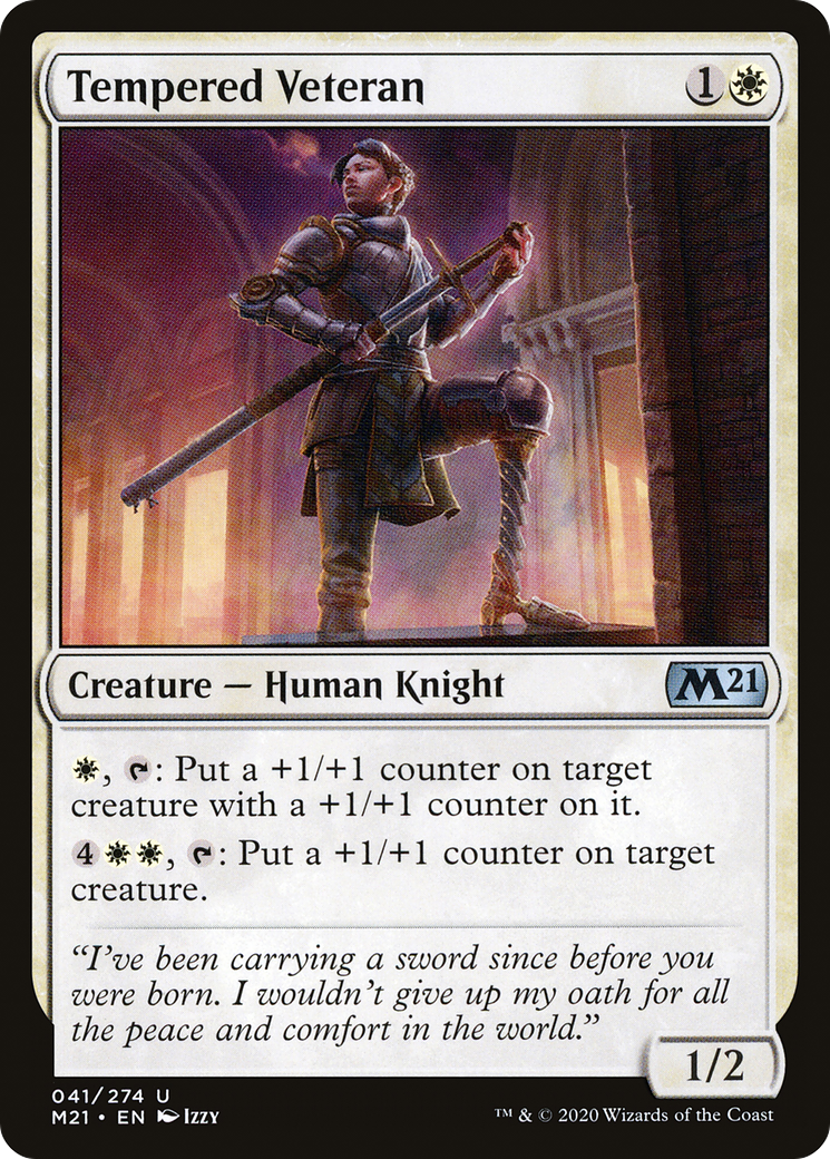 Image of Tempered Veteran [Core Set 2021]