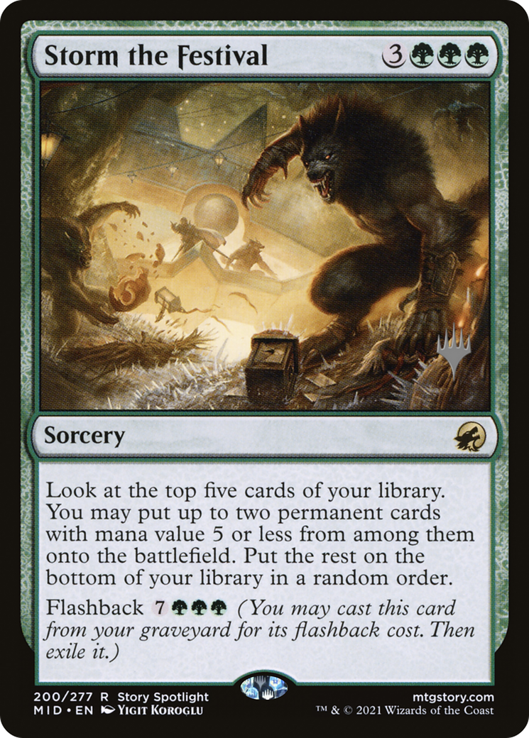 Image of Storm the Festival (Promo Pack) [Innistrad: Midnight Hunt Promos]