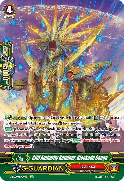Image of Cliff Authority Retainer, Blockade Ganga (V-SS09/SP09EN) [Revival Selection]