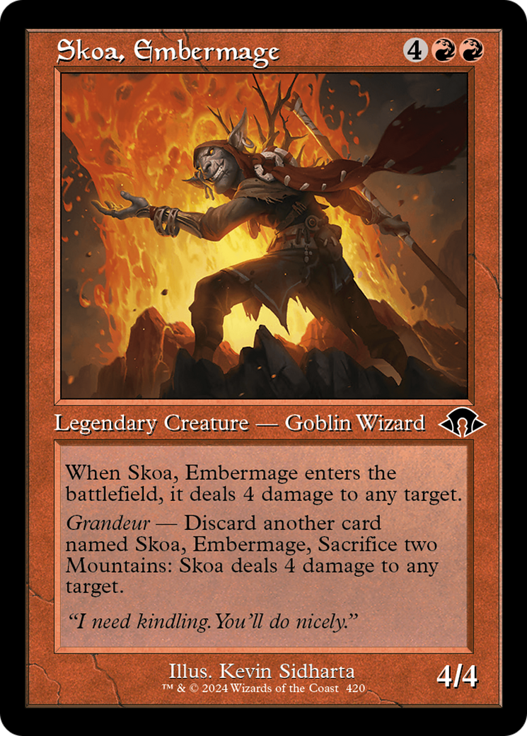 Image of Skoa, Embermage (Retro) [Modern Horizons 3]