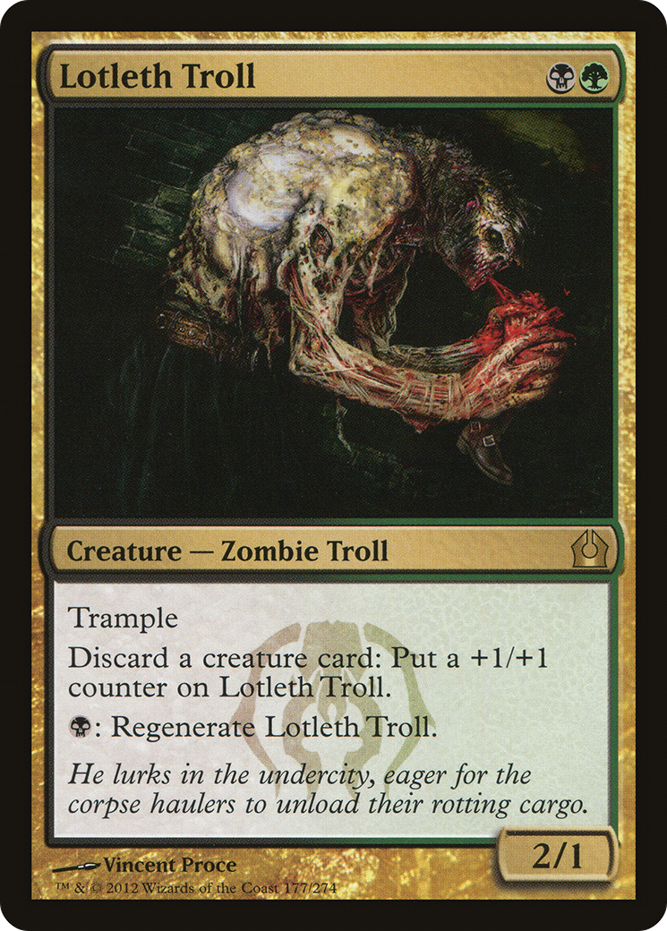 Image of Lotleth Troll [Return to Ravnica]