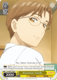 Image of Kinomoto Family (CCS/WX01-019b C) [Cardcaptor Sakura: Clear Card]