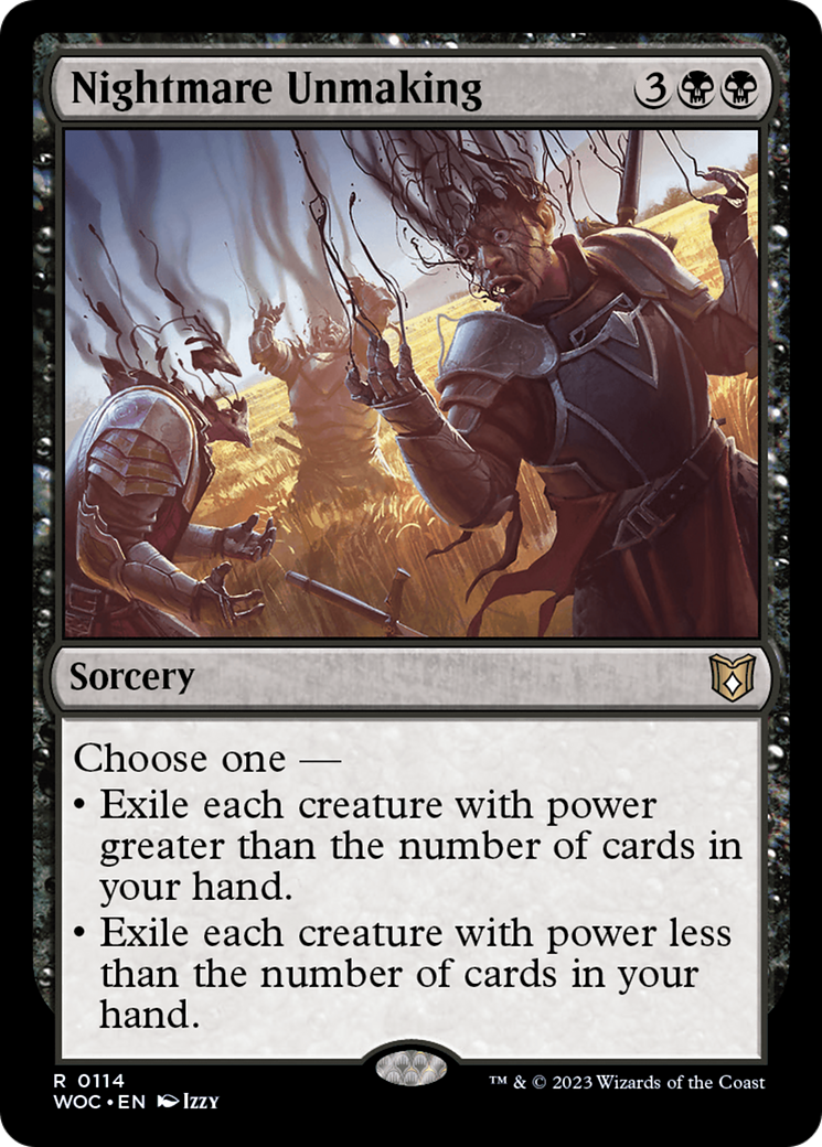Image of Nightmare Unmaking [Wilds of Eldraine Commander]