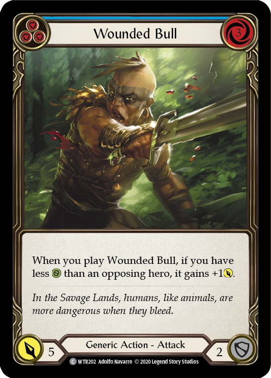Image of Wounded Bull (Blue) [U-WTR202] (Welcome to Rathe Unlimited)  Unlimited Normal
