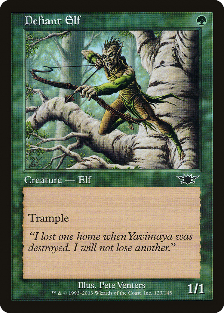 Image of Defiant Elf [Legions]