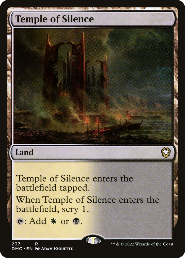 Image of Temple of Silence [Dominaria United Commander]