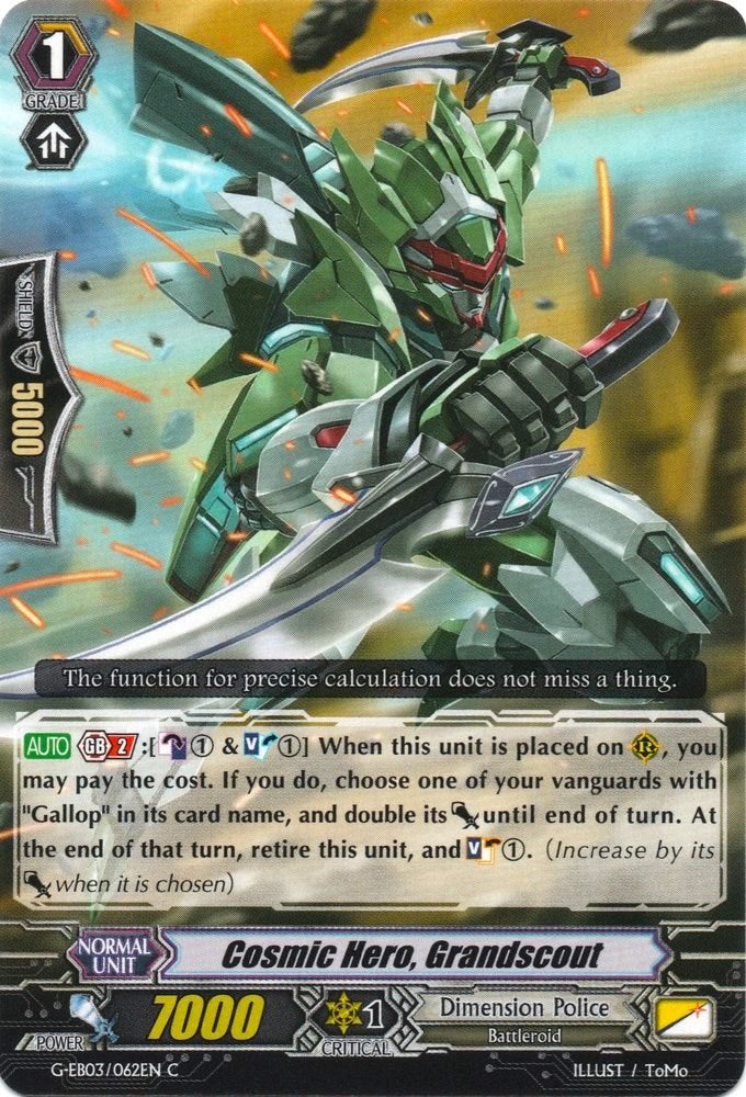 Image of Cosmic Hero, Grandscout (G-EB03/062EN) [The GALAXY STAR GATE]