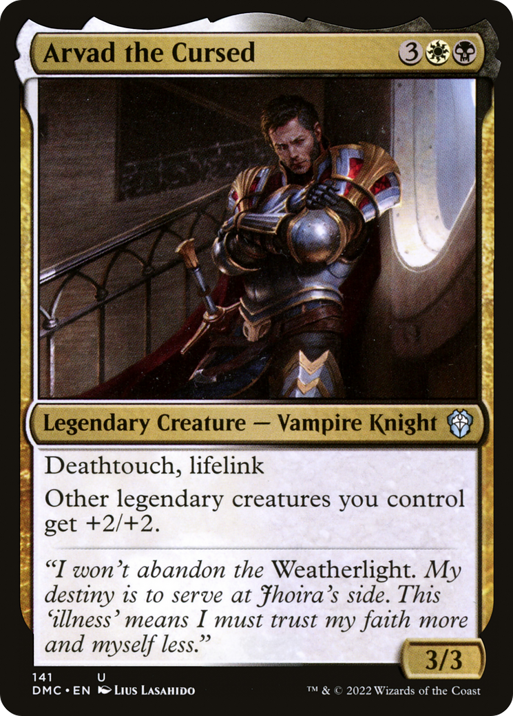 Image of Arvad the Cursed [Dominaria United Commander]