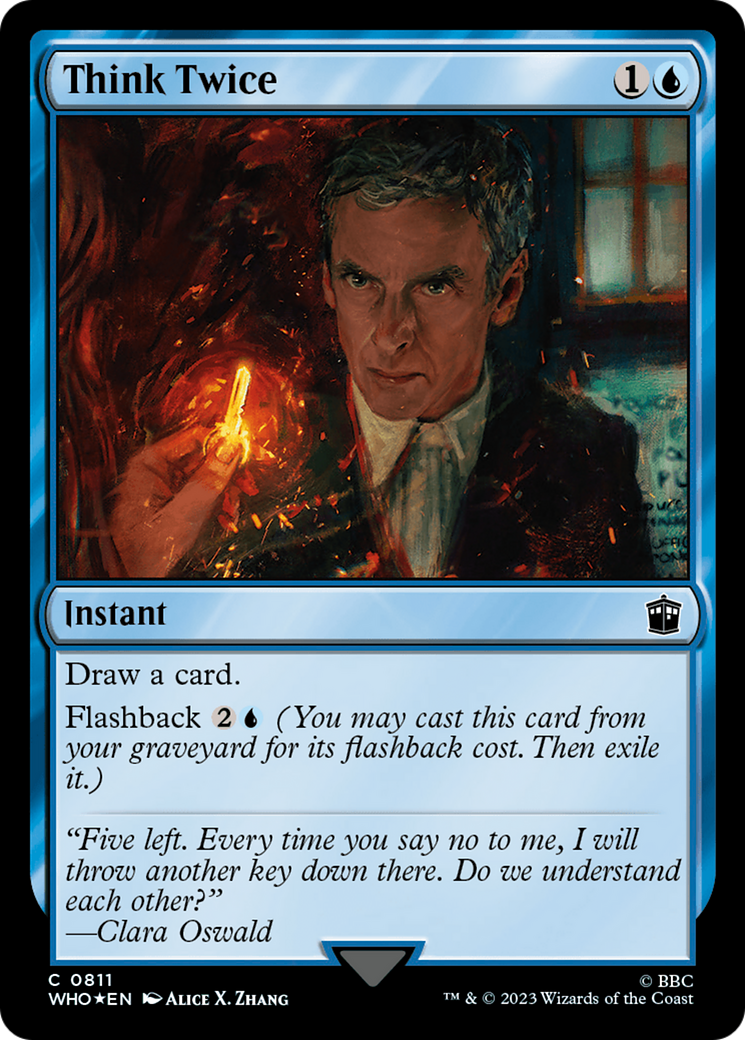Image of Think Twice (Surge Foil) [Doctor Who]