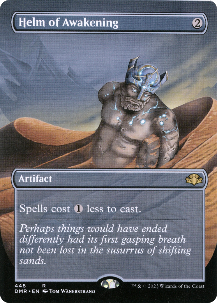 Image of Helm of Awakening (Borderless Alternate Art) [Dominaria Remastered]