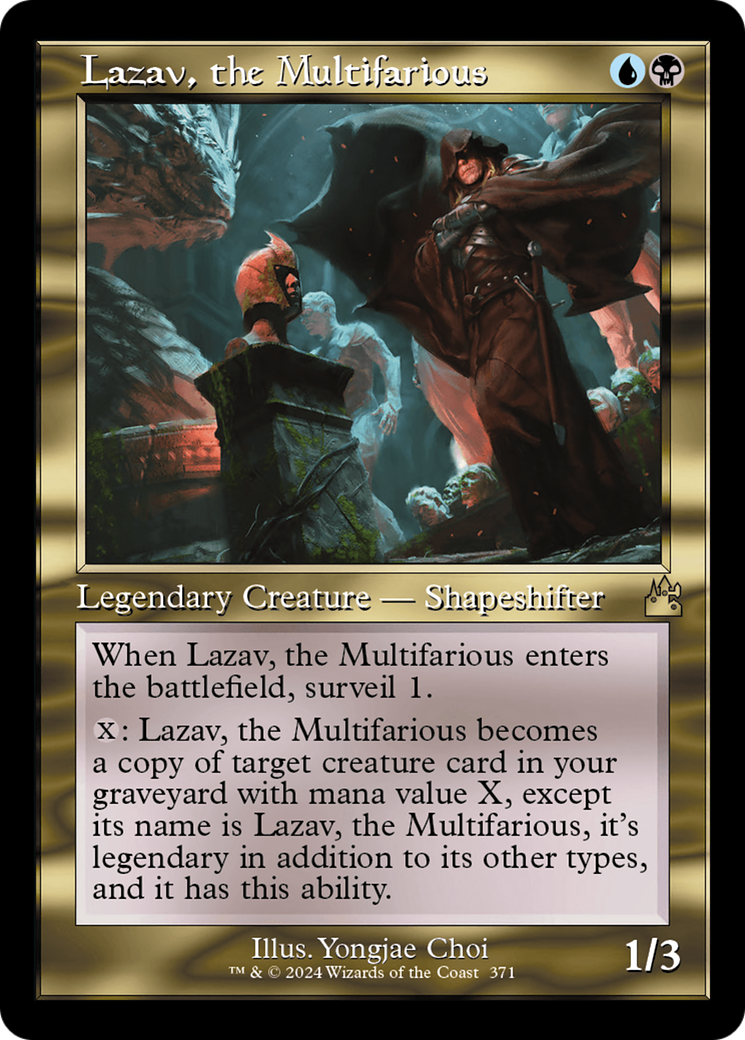 Image of Lazav, the Multifarious (Retro Frame) [Ravnica Remastered]