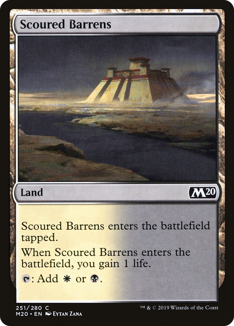 Image of Scoured Barrens [Core Set 2020]