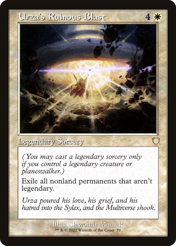 Image of Urza's Ruinous Blast (Retro) [The Brothers' War Commander]