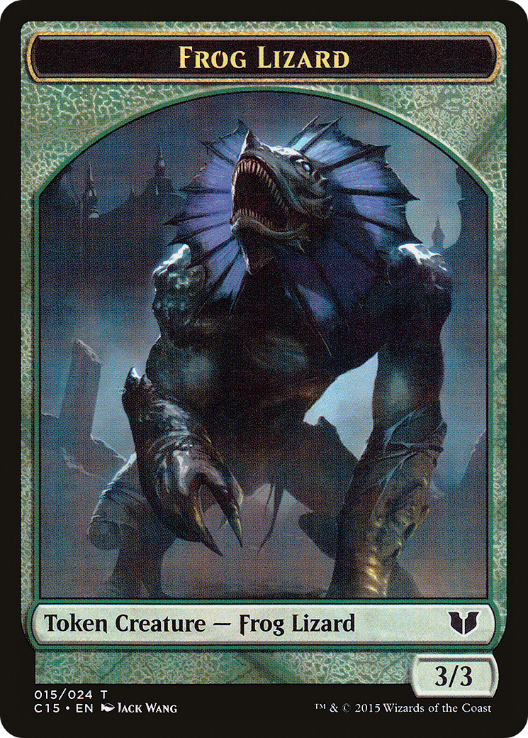 Image of Frog Lizard // Germ Double-Sided Token [Commander 2015 Tokens]