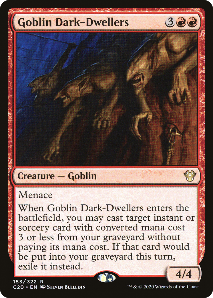 Image of Goblin Dark-Dwellers [Commander 2020]