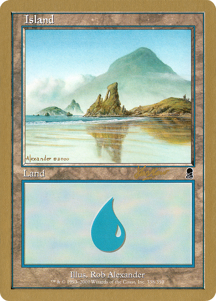 Image of Island (shh338) (Sim Han How) [World Championship Decks 2002]