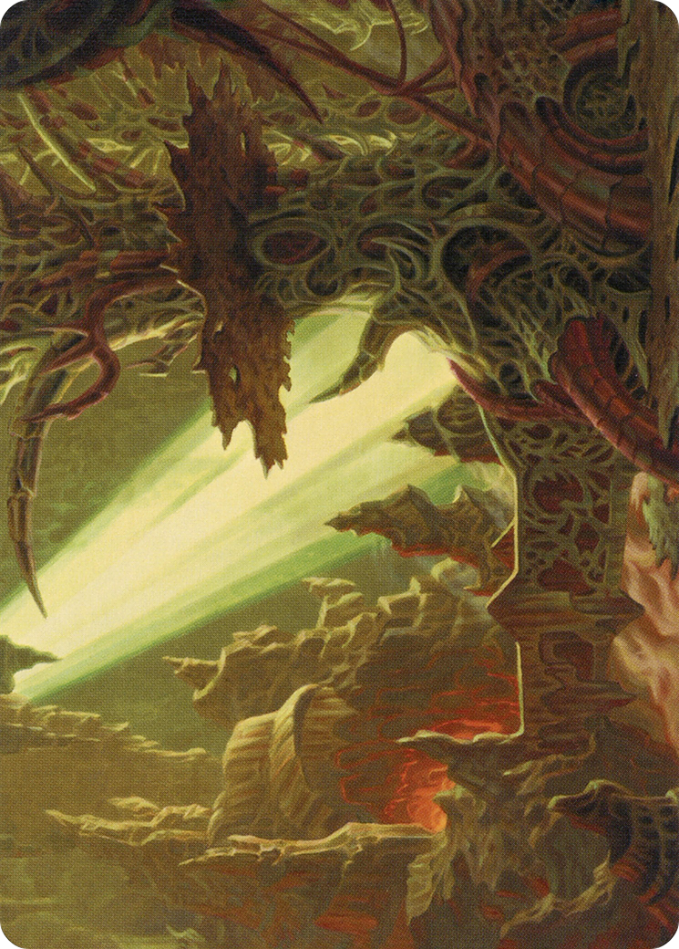 Image of Darkmoss Bridge Art Card [Modern Horizons 2 Art Series]