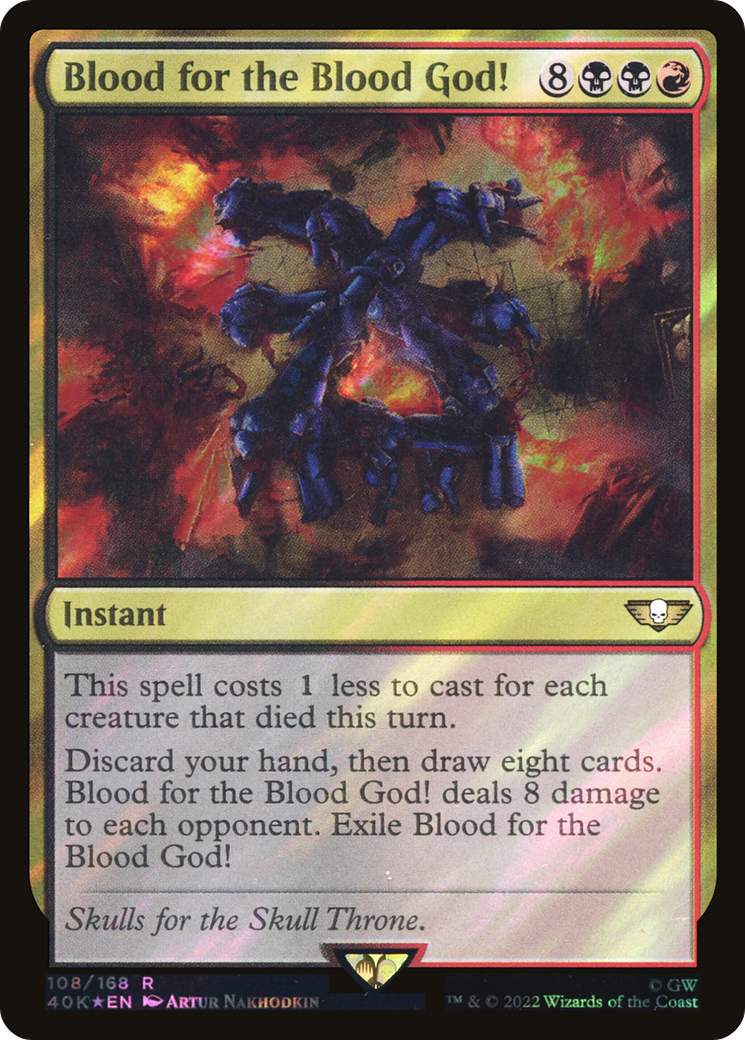 Image of Blood for the Blood God! (Surge Foil) [Warhammer 40,000]