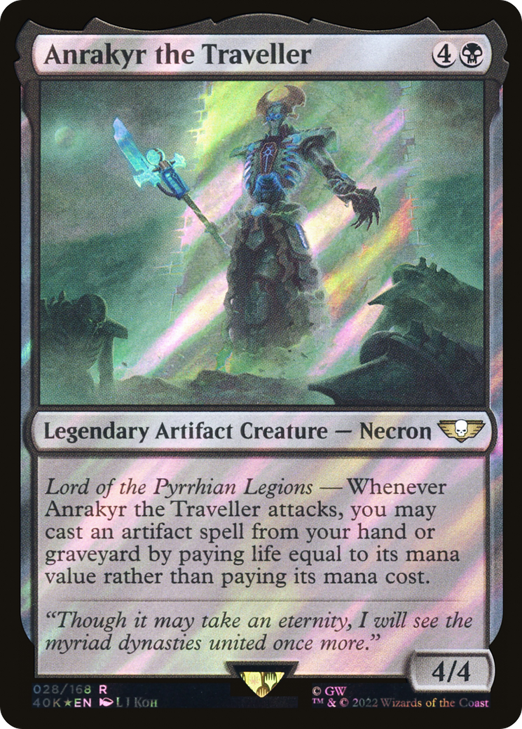 Image of Anrakyr the Traveller (Surge Foil) [Warhammer 40,000]