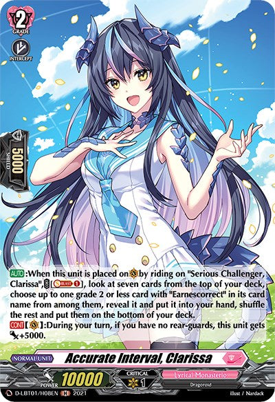 Image of Accurate Interval, Clarissa (D-LBT01/H08EN) [Lyrical Melody]