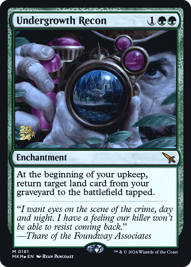 Image of Undergrowth Recon [Murders at Karlov Manor Prerelease Promos]