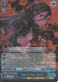 Image of End of Fate, Kirito (SAO/SE23-E23 R) (Parallel Foil) [Sword Art Online II]