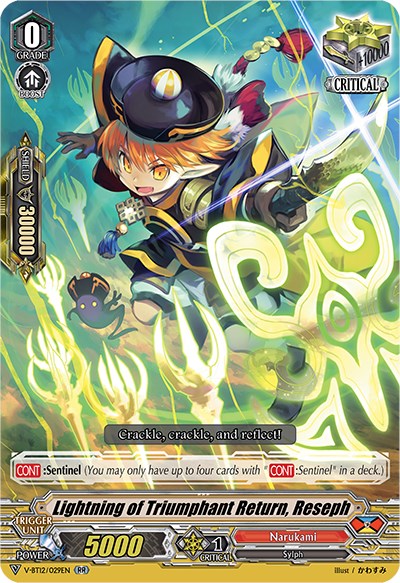 Image of Lightning of Triumphant Return, Reseph (V-BT12/029EN) [Divine Lightning Radiance]