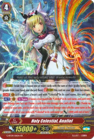 Holy Celestial, Anafiel (G-BT09/011EN) [Divine Dragon Caper]