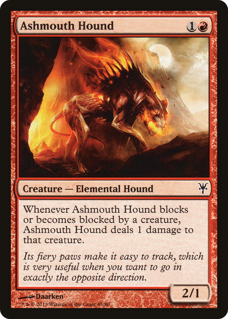 Image of Ashmouth Hound [Duel Decks: Sorin vs. Tibalt]