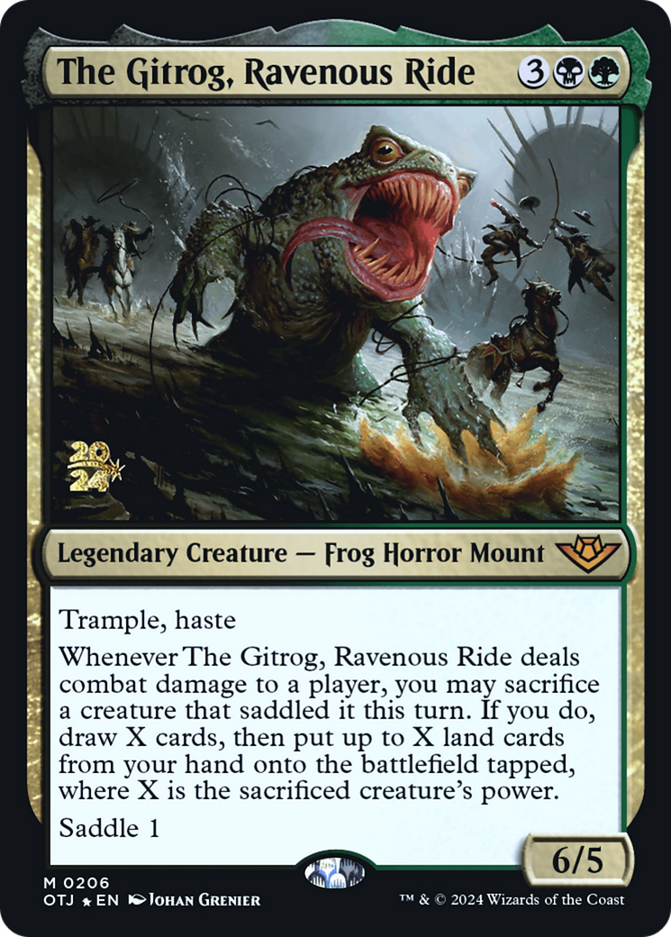 Image of The Gitrog, Ravenous Ride [Outlaws of Thunder Junction Prerelease Promos]