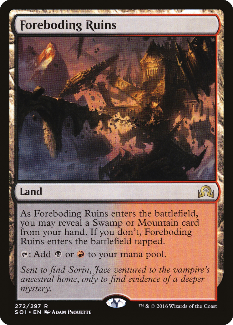 Image of Foreboding Ruins [Shadows over Innistrad]