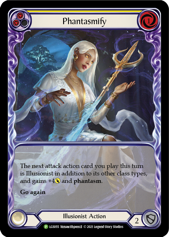 Image of Phantasmify (Yellow) [LGS055] (Promo)  Rainbow Foil