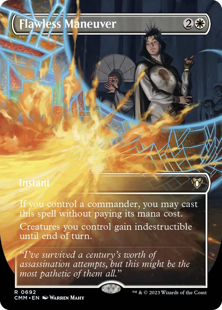 Image of Flawless Maneuver (Borderless Alternate Art) [Commander Masters]