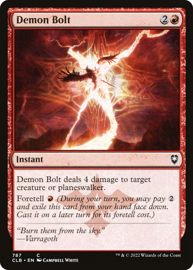 Image of Demon Bolt [Commander Legends: Battle for Baldur's Gate]