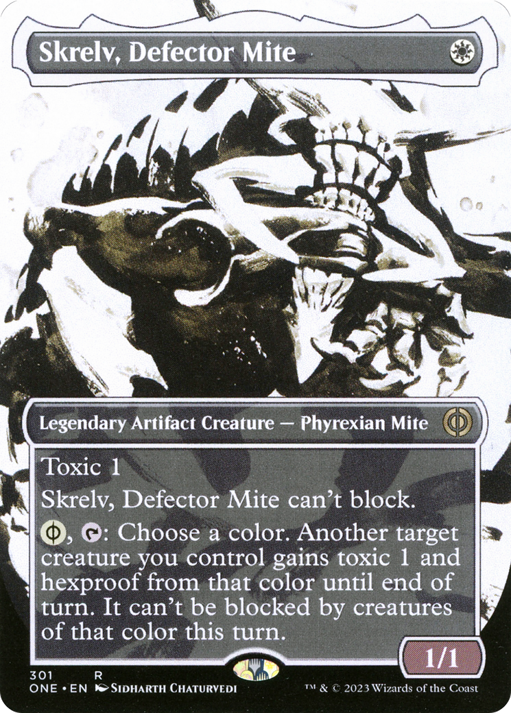 Image of Skrelv, Defector Mite (Borderless Ichor) [Phyrexia: All Will Be One]