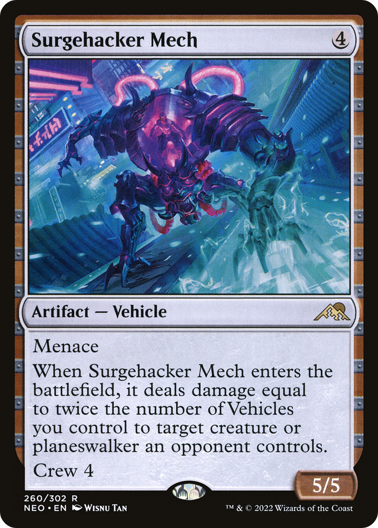Image of Surgehacker Mech [Kamigawa: Neon Dynasty]