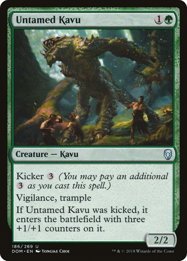 Image of Untamed Kavu [Dominaria]
