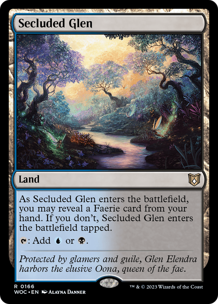 Image of Secluded Glen [Wilds of Eldraine Commander]