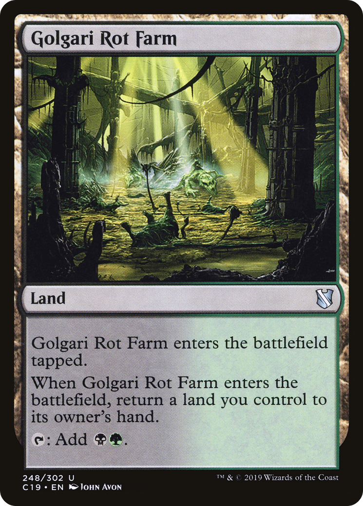 Image of Golgari Rot Farm [Commander 2019]